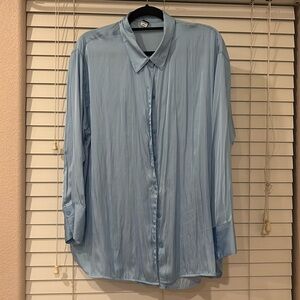Silky Button Up